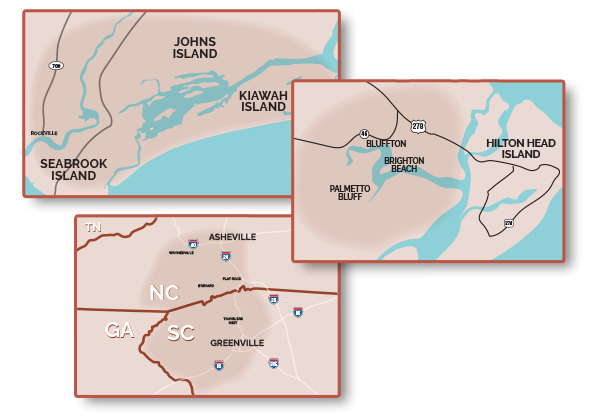 Echelon Area Map